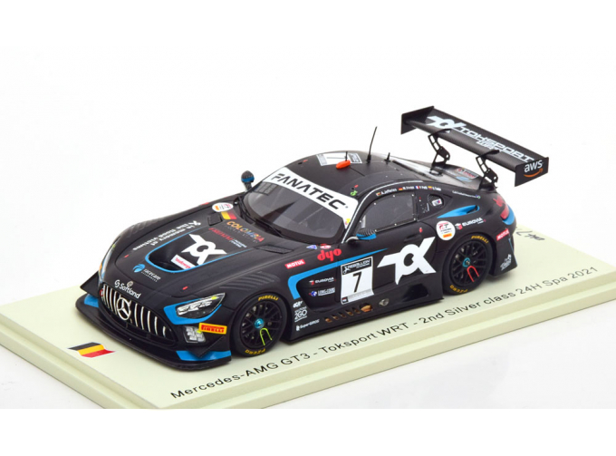 MERCEDES AMG GT3 N°7 2nd Silver class 24H Spa Jefferies-Tunjo-Petiti-Dienst (2021)