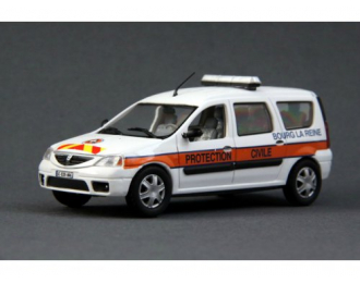 DACIA Logan MCV Protection Civile (2012), white