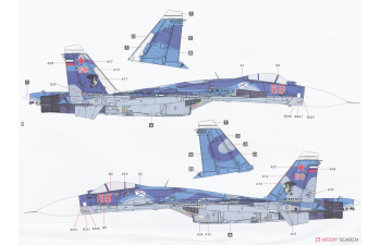 Сборная модель Российский палубный истребитель Su-33 Flanker-D