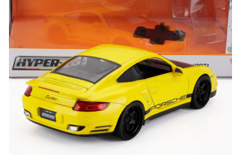PORSCHE 911 997 Turbo Coupe (2006), Yellow Black