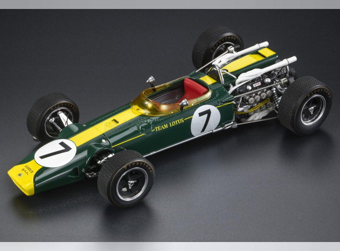 LOTUS F1 43 Scuderia Lotus Team N7 South Africa Gp Kyalami (1967) Jim Clark, British Racing Green