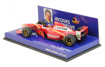 WILLIAMS Mecachrome F1 Launch Version J. Villeneuve World Champion (1977), red