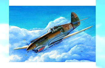 Сборная модель Американский истребитель Curtiss P-40B/C Warhawk