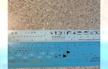 Декаль для F-117A Nighthawk "Desert Storm Pt.2, с тех. надписями