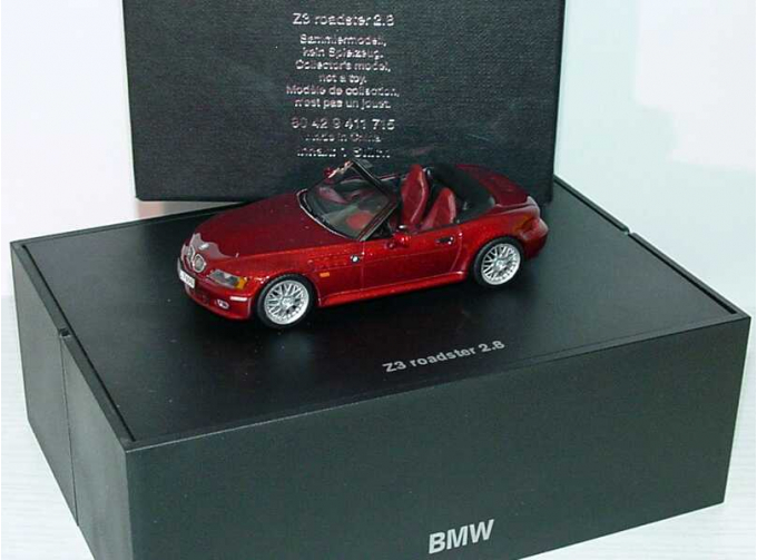 BMW Z3 2.8 E36/7 (facelift 2000), red met.