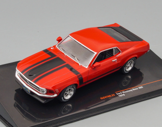 FORD Mustang Boss 302 (1970), red / black