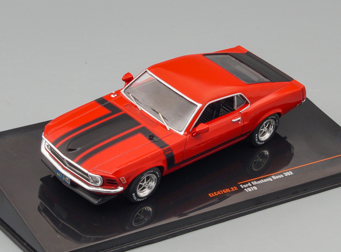 FORD Mustang Boss 302 (1970), red / black