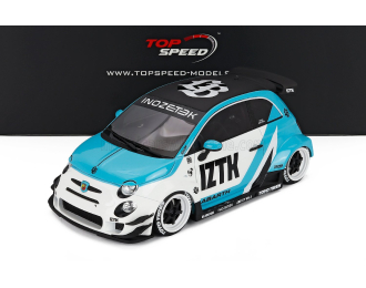 FIAT Nuova 500 Abarth 595 Lb Works Abas Iztk (2024), White Light Blue