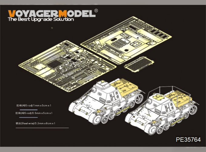 Фототравление для Pz.Bef.Wg.I Command tank (Sd.Kfz. 265) basic (Dragon)