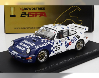 PORSCHE 911 964 Carrera Rsr 3.8 Team Roock Racing №36 Winner 24h Spa (1993) Christian Fittipaldi - Jean Pierre Jarier - Uwe Alzen, Blue White