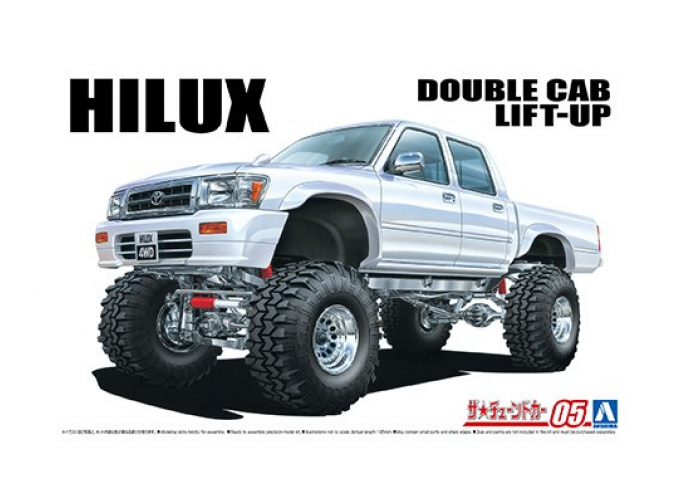 Сборная модель Toyota HiLux Pickup Double Cab Lift Up 94