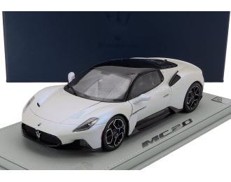 MASERATI Mc20 Gloss Black Roof (2020) - Con Vetrina - With Showcase, Bianco Audace - White Black