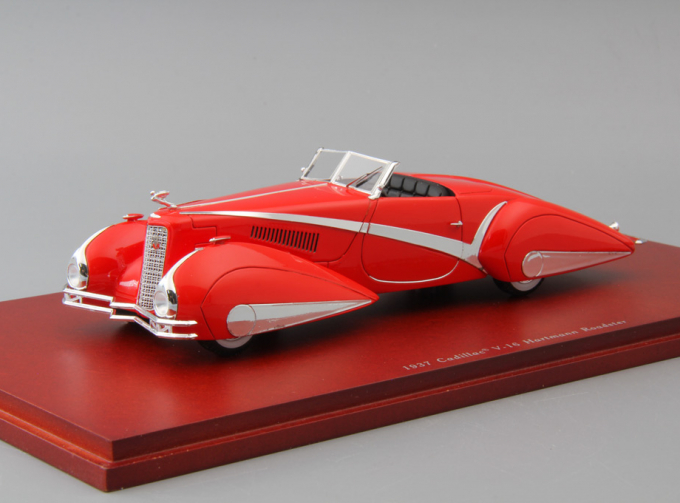 CADILLAC V-16 Hartmann Roadster 1937, red