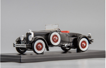 STUTZ Blackhawk Boattail roadster open roof (1928), black