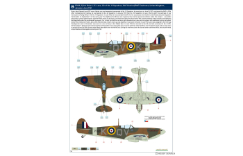 Сборная модель американский истребитель Spitfire Mk. IIa (Weekend)