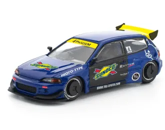 HONDA Pandem Civic EG6, blue/black