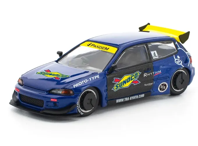 HONDA Pandem Civic EG6, blue/black