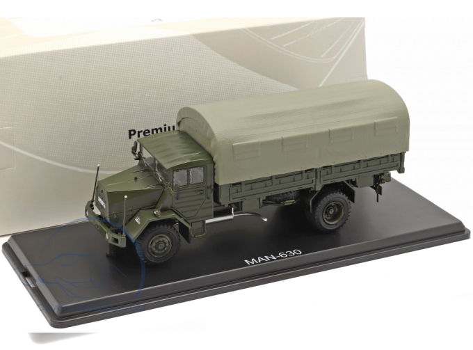 MAN 630 L2A 4x4 "German Bundeswehr" грузовик с тентом 1958 Olive