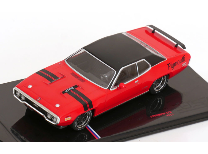 PLYMOUTH Gtx Coupe (1971), Red Black