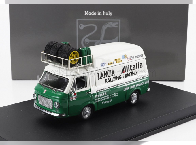 FIAT 238 Van Assistenza Rally Team Lancia Alitalia (1977), Green White