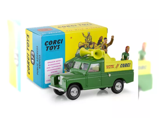 LAND ROVER Public Address Vehicle (1964), green/ yellow