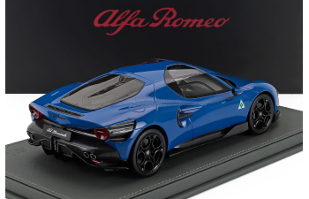 ALFA ROMEO 33 Stradale (2025) - Con Vetrina - With Showcase, Blu Reale - Blue