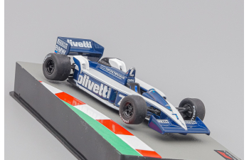 BRABHAM F1 Bt55 Bmw №7 Season (1986) Riccardo Patrese, White Blue