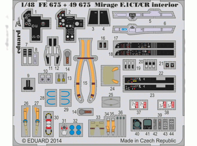 Mirage F.1CT/CR interior S.A. Kitty Hawk