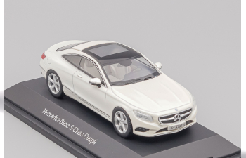 MERCEDES-BENZ S-Class C217 Coupe (2014), white diamond bright