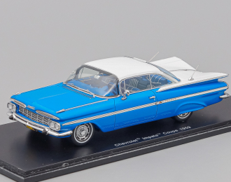 CHEVROLET Impala Coupe (1959), blue / white