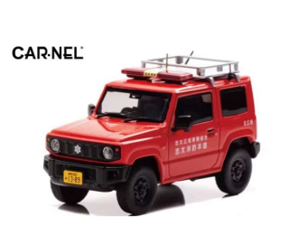 SUZUKI Jimny XG (JB64W) Public Relations Car Shida-Shizuoka FD (2019), red