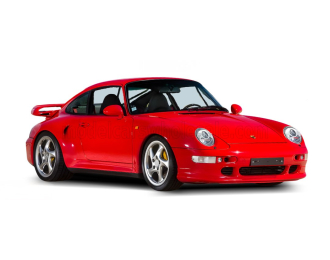 PORSCHE 911 (993) Turbo S (1997), red 