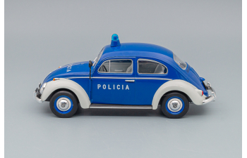 VOLKSWAGEN Beetle Kafer Maggiolino Portugal Policia Police (1974), Blue White