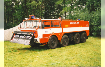 СБорная модель Пожарно-насосная станция TATRA 813-R