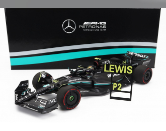 MERCEDES-BENZ GP F1 W14 Team Mercedes-amg Petronas Formula One №44 2nd Australian Melbourne Gp With Pit Board (2023) Lewis Hamilton, Matt Black