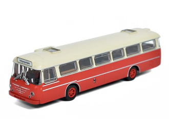 Bussing Senator 12D  Klagenfurt (1962), red / beige