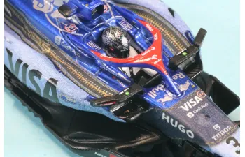 RACING BULLS F1 Vcarb-01 Team Visa Cash App №3 Singapore Gp (2024) Daniel Ricciardo, Blue White