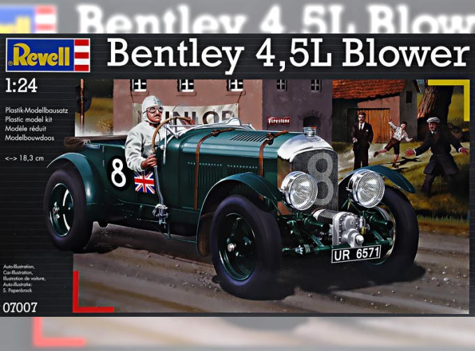 Сборная модель Автомобиль Bentley 4.5L Blower