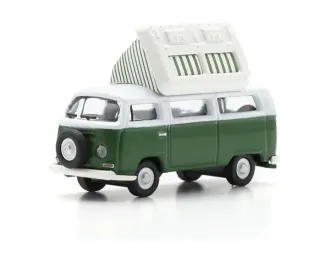 VOLKSWAGEN T2 Minibus Camper (1966), green/white