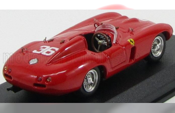 FERRARI 857s Spider N36 Winner Buenos Aires (1956) Hill - Genebien, Red