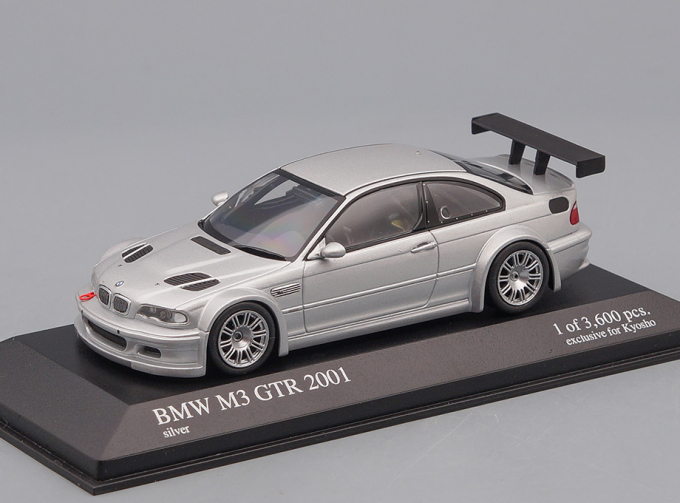 BMW M3 GTR (2001), silver