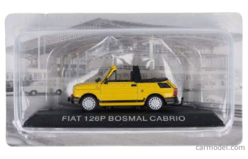 POLSKI FIAT 126P Bosmal Cabriolet (1987), yellow