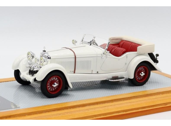 MERCEDES-BENZ S-type 26/180 Sn35920 Sports Tourer Buhne Glaser Cabriolet Open Original Car (1928), White