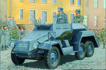 Сборная модель Sd.Kfz. 247 Ausf. A German armored command car