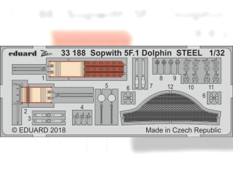 Фототравление для модели Sopwith 5F.1 Dolphin STEEL