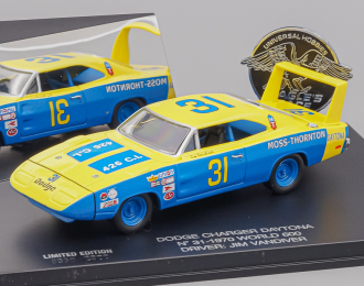 DODGE Charger Daytona (1970) Racing Car, yellow / blue