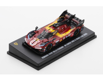 FERRARI 499p 3.0l Turbo V6 Team Ferrari Af Corse №51 3rd 24h Le Mans (2025) Alessandro Pier Guidi - James Calado - Antonio Giovinazzi, Red