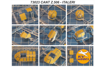 Маска окрасочная CANT Z.506 / Z 506 B Airone (ITALERI #1360 / Supermodel #10-015)
