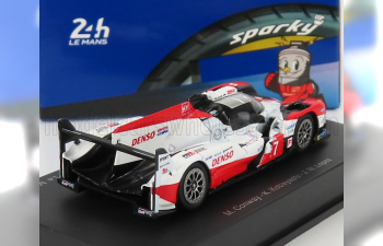 TOYOTA Ts050 2.4l Hybrid Turbo V6 Team Toyota Gazoo Racing N7 3rd 24h Le Mans (2020) M.Conway - K.Kobayashi - J.M.Lopez, Red White