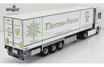 SCANIA S500 Truck Semi-frigo Thermo-freeze Transport (2020), white green